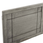 Modway Archie Wood King Headboard - Grey-Interchangeable Bed Frame Options