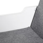 HOMCOM 6-Cubby Bookcase with Seat Cushion - Grey-Suitable for living room, bedroom, study room, home office, etc