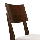 Modway Pax Wood Dining Side Chairs - Walnut/Heathered Weave Ivory - 2 Pack-10