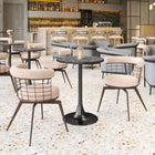 Zuo Bite Bistro Table - Black-Dimensions: 23.8" L x 23.8" W x 29.9" H