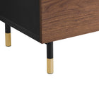 Modway Nexus 59" Storage Cabinet Sideboard - Black Walnut-9
