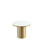 Manhattan Comfort Glenn Modern Glam Coffee and End Table - Gold - Set of 2-10