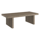 Hudson&Canal Soren 48"W Rectangular Coffee Table - Antiqued Grey Oak-A modern contemporary design for your living room, den, and more