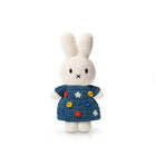 Just Dutch Miffy Handmade Bunny Plush Toy - Van Gogh Museum Flowers Special Edition Doll-Charming handmade plush toy features the iconic Miffy character in a beautifully hand-crocheted outfit