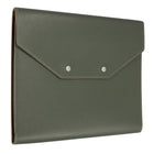Gry Mattr Padfolio  - Letter Size - 9.45" x 11"-Secure flap closure helps keep contents protected and organized