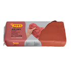 JOVI Air Dry Clay - 2.2 lb Bars - Terracotta - 2 Pack-Versatile Surface Coverage: Explore endless possibilities with JOVI Air Dry Clay, as it can be applied to a variety of surfaces including wood, plastic, cardboard, glass, and metal. Transform ordinary objects into works of art or add dimension to your crafts with ease, thanks to this clay's versatile coverage capabilities.