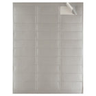 JAM Paper Mailing Address Labels, 1" x 2.63", Silver Metallic, 120 Pack (40732536)-For use with laser printers