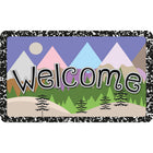 Ashley Productions The Original Fun Mat Welcome Mat - 18" x 30" - Magic Mountains Welcome-Measurements and Design: The Magic Mountains Welcome Mat measures 18" x 30".