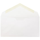 JAM Paper Monarch Envelopes, 3.88 x 7.5, Strathmore Bright White Wove with V-Flap 1000 Pack (195201B)-Size: Monarch (3 7/8" x 7-1/2")
