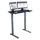 Victor Height Adjustable Compact Full Electric Standing Desk - 3' Wide - Black-9