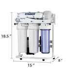 iSpring RCS5T 5-Stage Tankless Commercial Reverse Osmosis System-High Efficiency Booster Pump: No worries for low water pressure. Built in booster pump increases the production of purified water by raising the water pressure and maximizes RO production rate to the optimal level for the reverse osmosis process