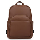Bugatti Wellington Business Backpack for Laptops up to 15.6" - Cognac-Made of pebble-grain synthetic leather
