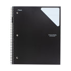 Five Star Dry Erase Notebook - 11" H x 8.5" W - Black-Durable poly front and back covers