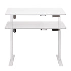 Ezywork 48" Electric Sit Stand Desk - White-Colour: White