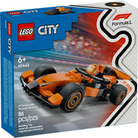 LEGO City Project Alicia - 86 Pieces-LEGO City F1 Driver with McLaren race car toy for ages 6 and up