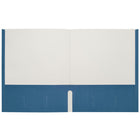 Staples Twin Pocket Portfolio - Letter Size - Light Blue-Holds up to 100 sheets of Letter Size paper (50 per pocket)