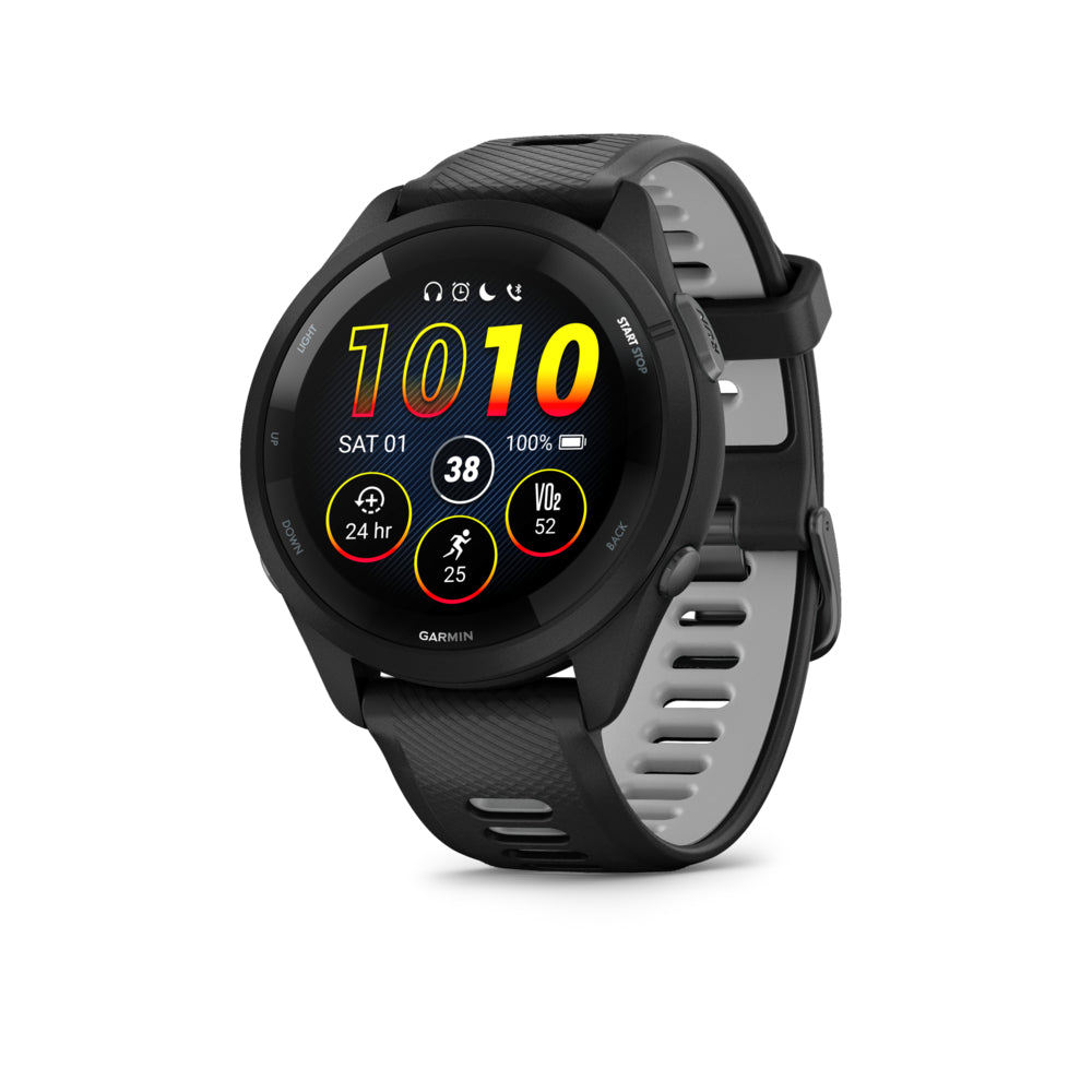 Garmin Forerunner 265 GPS Running and Triathlon Smartwatch - Black