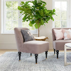 Zuo Bintulu Accent Chair - Taupe-Chair Weight Capacity: Supports up to 225 lb