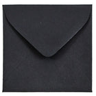 JAM Paper Mini Square Invitation Envelopes - 3.125 x 3.125 - Black Linen - 25 Pack-Envelope Features: Vflap Gum Closure / Paper Weight: 32 lb / High-Quality Metallic Finish
