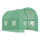 Outsunny Walk-in Tunnel Outdoor Greenhouse - 4 Windows- Ideal for home gardener enthusiast 