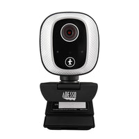 Adesso CyberTrack M1 1080p USB Webcam with Motion Tracking-Full HD 1080p video for sharp, detailed visuals
