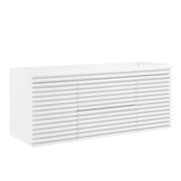 Modway Render 48" Single Sink Compatible Bathroom Vanity Cabinet - White-Mid-Century Modern Vanity
