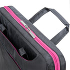 Vangoddy Sleek 13" Laptop Crossbody Messenger Bag - Grey/Pink-Lightweight and Portable. Easy to carry, making it ideal for students and professionals on the go.​