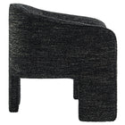 Modway Greer Boucle Fabric Upholstered Accent Armchair - Charcoal-Non-Marking Floor Glides