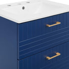 Modway Daybreak 24" Bathroom Vanity - Blue/White-7