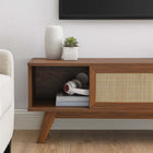 Modway Soma 47" TV Stand - Walnut-MDF and Particleboard