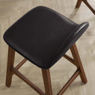 Modway Juno Wood Counter Stool - Brown - Set of 2-Splayed Legs