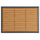 Modway Stance Outdoor Patio Aluminum Coffee Table - Grey Natural-Comes Fully Assembled
