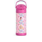 Thermos FUNtainer Vacuum Insulated Stainless Steel Water Bottle - 410mL - Princess-Sweat-proof exterior