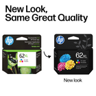 HP 62XL Tri-Color High Yield Original Ink Cartridge (C2P07AN)-Designed for frequent printing, these high-capacity ink cartridges yield more pages and need fewer replacements than standard HP ink cartridges