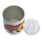 Oscardo Dawn Oman Alpha Bear Indigenous Art Tumbler-Durable 330ml (11.2oz) double-wall stainless steel construction for everyday use and insulation