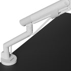 Kanto Desktop Monitor Arm/Mount for 17" - 40" Monitors - Single Monitor - White-90° of swivel left or right