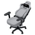 AndaSeat Kaiser 4 XL Premium Gaming Chair - Ash Grey-Sustainable Craftsmanship Meets Artistic Design: The Kaiser 4’s linen fabric offers exceptional softness and breathability, providing lasting comfort in any climate. Its natural fibers enhance durability, ensuring a refined seating experience that stands the test of time.