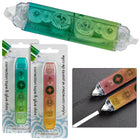 Merangue 2-in-1 Correction Tape-Transparent body for easy viewing