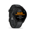 Garmin Forerunner 165 - Black/Slate Grey-Gain a deeper understanding of your overall health, training and recovery through heart rate variability