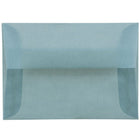 JAM Paper 4Bar A1 Translucent Vellum Invitation Envelopes - 3.625" x 5.125" - Ocean Blue - 25 Pack (1591614)-Color: Ocean Blue