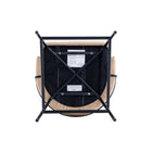 Manhattan Comfort Gracie 22" Modern Leatherette Upholstered Counter Stool - Tan and Black - 3 Pack-30 Day Limited Manufacturer's Warranty