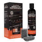 Blackstone Griddle Top Restoration Kit-Kit includes 8 fl oz bottle of restorer and scrub pads (Qty. 2)