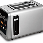 Salton Touchscreen 2 Slice Toaster - Stainless Steel-Touchscreen controls : choose your browning, your bread and go! 