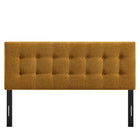 Modway Emily Fabric Upholstered Queen Size Headboard - Copper-Assembly Required
