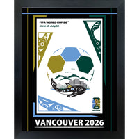 Vancouver 2026 FIFA World Cup - Photoglass Framed - 20" x 26"-Officially licensed FIFA World Cup 2026 host city poster