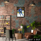 Mats Sundin Toronto Maple Leafs Action - Framed Canvas - 22" x 31"-Officially licensed by the NHL and NHLPA