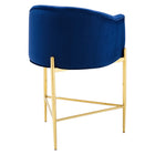 Modway Savour Tufted Counter Stool - Navy-Counter-Height Bar Stool Weight Capacity: 300 lb
