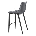 Zuo Magnus Counter Stool - Dark Grey/Black - Set of 2-6