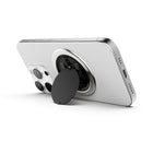 OhSnap Snap 4 Luxe Cell Phone Expanding Grip And Stand - Pure Silver-Thin as a nickel
