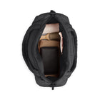Bugatti Quilted Duffle Bag - Black-Reinforced top carry handles